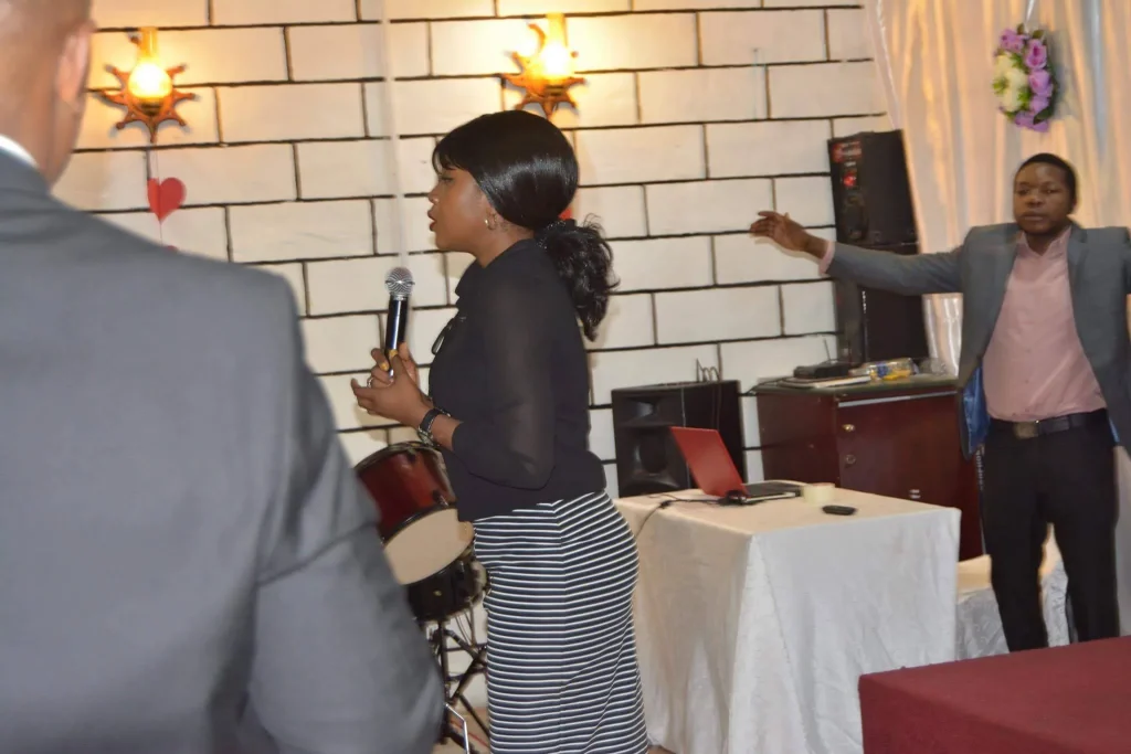 A ministry moment shared on the platform